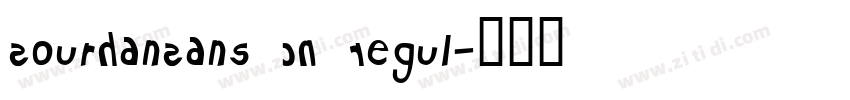 SourHanSans CN Regul字体转换
